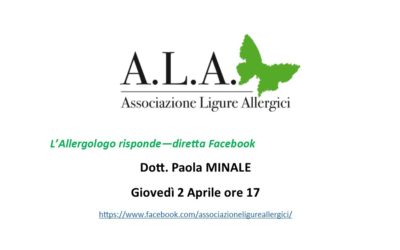 L’allergologo risponde-diretta Facebook