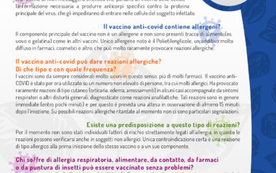VACCINO ANTI-COVID A RNA e allergia